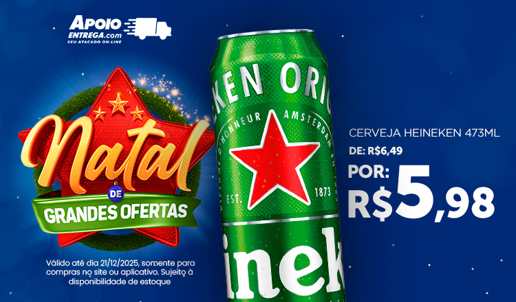 Cerveja Heineken 473ml 21/12
